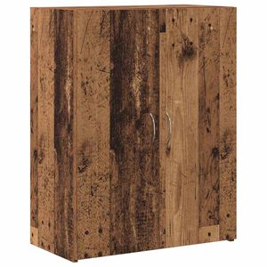 vidaXL Office Cabinet Old Wood 70 x 32 x 77.5 cm Engineered Wood