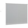 vidaXL Window Blind with Curtains Manual Silver Aluminium