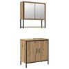 vidaXL Bathroom Furniture Set 2 pcs Brown Engineered wood