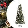 vidaXL Artificial Christmas Tree with 150 LEDs with Stand Green 150 cm
