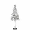 vidaXL Christmas Tree with 300 LEDs White 180 cm PE and Steel
