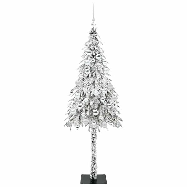 vidaXL Christmas Tree with 300 LEDs White 180 cm PE and Steel