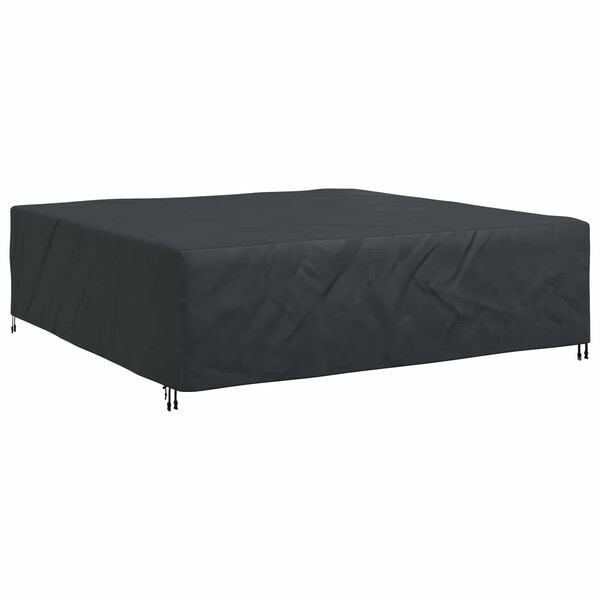 vidaXL Furniture Cover Plain Black 260 x 260 x 90 cm 420D