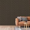 DUTCH WALLCOVERINGS Wallpaper Geometric Black and Gold