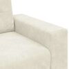 vidaXL Sofa Cream 221 x 78 x 80 cm Fabric