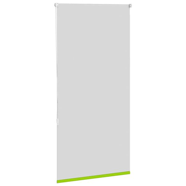 vidaXL Roller Blind Blackout Leaves Green 65x175 cm Fabric Width 60.7 cm Polyester