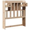 vidaXL Headboard with Storage 100 cm Solid Wood Pine