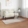 vidaXL Faux Rabbit Fur Rug Olite Beige 60 x 110 cm Polyester