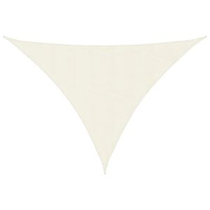vidaXL Sunshade Sail Oxford Fabric Triangular 3x4x5 m Cream