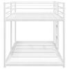 vidaXL Bunk Bed without Mattress White 75x190 cm Steel
