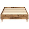 vidaXL Bed Frame No Mattress Old Wood 90x200 cm Engineered Wood
