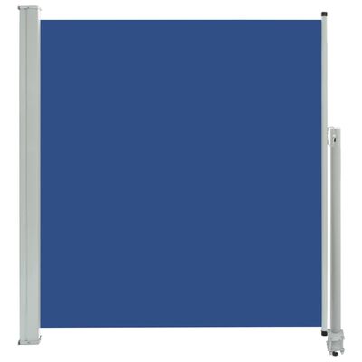 vidaXL Patio Retractable Side Awning 140 x 300 cm Blue