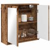 vidaXL Bathroom Mirror Cabinet with Shelf Old Wood 60 x 20 x 60 cm