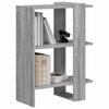 vidaXL Bookshelf Grey Sonoma 52 x 25 x 71.5 cm Engineered Wood