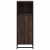 vidaXL Bathroom Cabinet Brown Oak 35x37.5x100 cm Engineered Wood