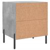 vidaXL Bedside Cabinet Concrete Grey 40x35x47.5 cm Engineered Wood