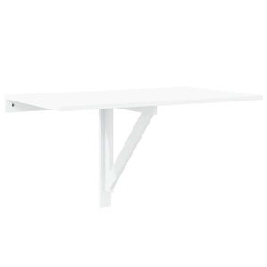 vidaXL Folding Wall Table High Gloss White 100x60x56cm Engineered Wood