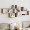 vidaXL Wall Shelf Artisian Oak 167.5x18x68 cm Engineered Wood