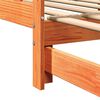 vidaXL Pull-out Day Bed Wax Brown 193.5 x 184 x 66 cm Solid Pine Wood