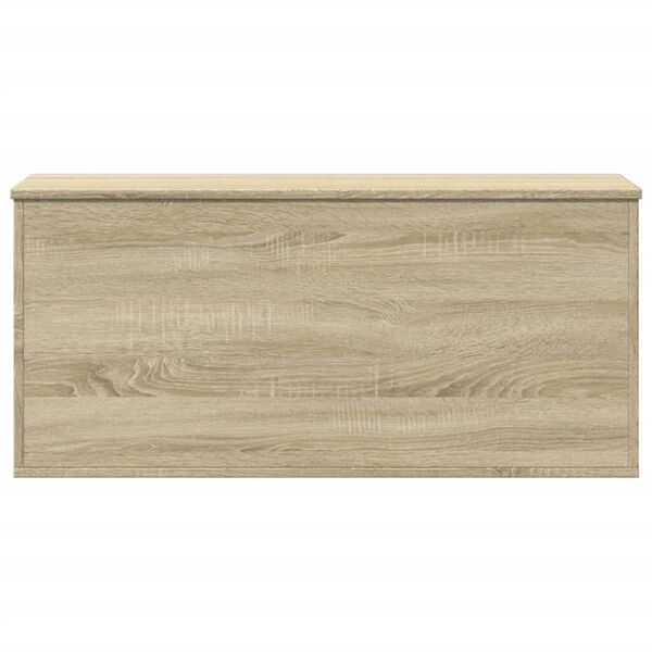 vidaXL Storage Box Sonoma Oak 100x42x46 cm Engineered Wood