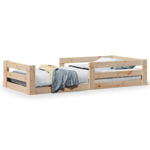 vidaXL Bed Frame without Mattress 80x200 cm Solid Wood Pine
