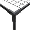 vidaXL 3-Tier Plant Stand Black 100 x 32 x 102 cm Steel