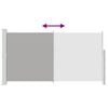 vidaXL Patio Retractable Side Awning 170x300 cm Grey