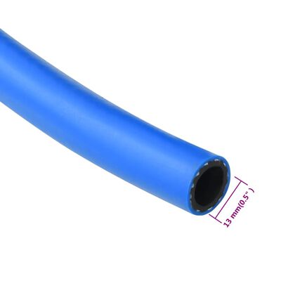 vidaXL Air Hose Blue 0.7" 100 m PVC
