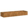 vidaXL Planter Rusty 280x80x40 cm Weathering Steel
