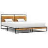 vidaXL Bed Frame without Mattress Metal 140x200 cm