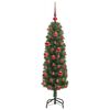 vidaXL Artificial Christmas Tree with 150 LEDs with Stand Green 150 cm