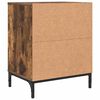 vidaXL Bedside Cabinet Smoked oak 49 x 36 x 61 cm Engineered wood