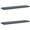 vidaXL Bench Cushions SOEST 2 pcs 100% Polyester Blue 200 x 40 x 8 cm