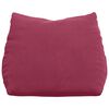 vidaXL Back Pillow Wine Red 60 x 20 x 50 cm Corduroy Fabric