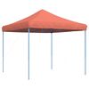 vidaXL Foldable Party Tent Pop-Up Terracotta 292x292x315 cm