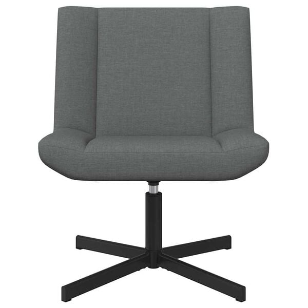 vidaXL Swivel Chair Dark Grey 63 x 75 x 76 cm Fabric