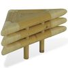 vidaXL Bedside Tables 2 pcs 60x60x40 cm Bamboo Natural