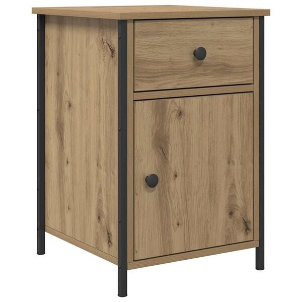 vidaXL Bedside Cabinet Artisan Oak 40 x 42 x 60 cm Engineered Wood
