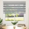 vidaXL Zebra Blind 120 x 175 cm Grey