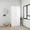 vidaXL Wardrobe White 82.5x51.5x180 cm Engineered Wood