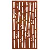 vidaXL Garden Wall Decoration 105x55 cm Corten Steel Bamboo Design
