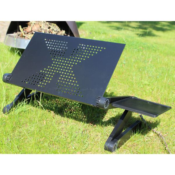 United Entertainment Multifunctional Laptop Stand Black