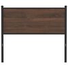 vidaXL Replace Headboard Brown Oak 107 cm Engineered Wood and Steel