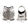 vidaXL Medieval Knight Body Armour Cuirass Replica LARP Silver Steel