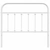 vidaXL Metal Headboard White 107 cm