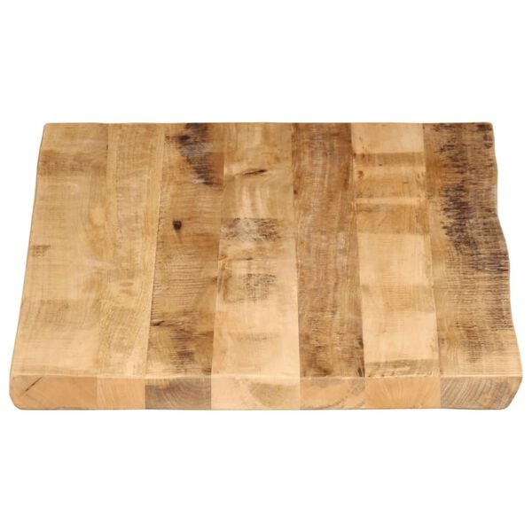 vidaXL Table Top Live Edge 110x60x3.8 cm Solid Wood Rough Mango
