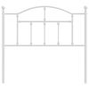vidaXL Metal Headboard White 100 cm