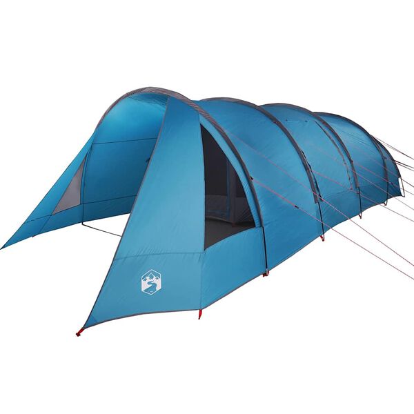 vidaXL Tunnel Tent with Roof Blue and Grey 890 x 470 x 220 cm
