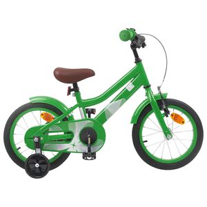 vidaXL Kids Bike 12 Inches for 2-4 Years Old Green