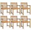 vidaXL 7 Piece Garden Dining Set Solid Wood Acacia